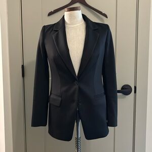 Express supersoft double knit black blazer